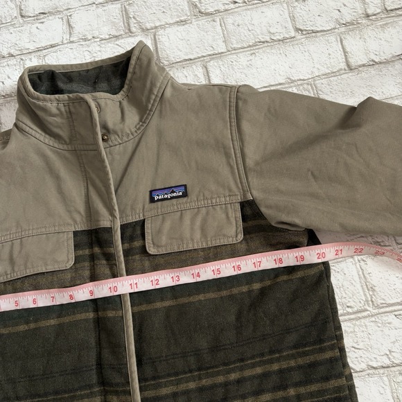 Patagonia Women's S Out Yonder Jacket Coat 26895 Wool Blend Blanket Sage Khaki - Picture 6 of 7